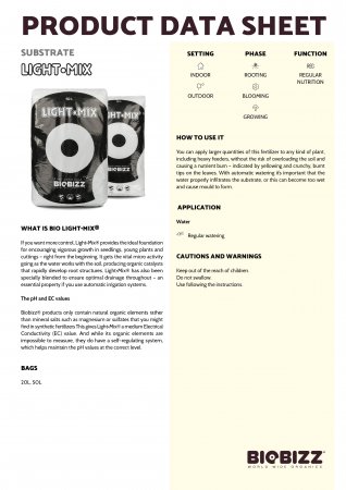 Biobizz LIGHT-MIX® with Perlite 50 L