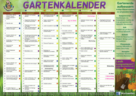 Dauer Gartenkalender Winter